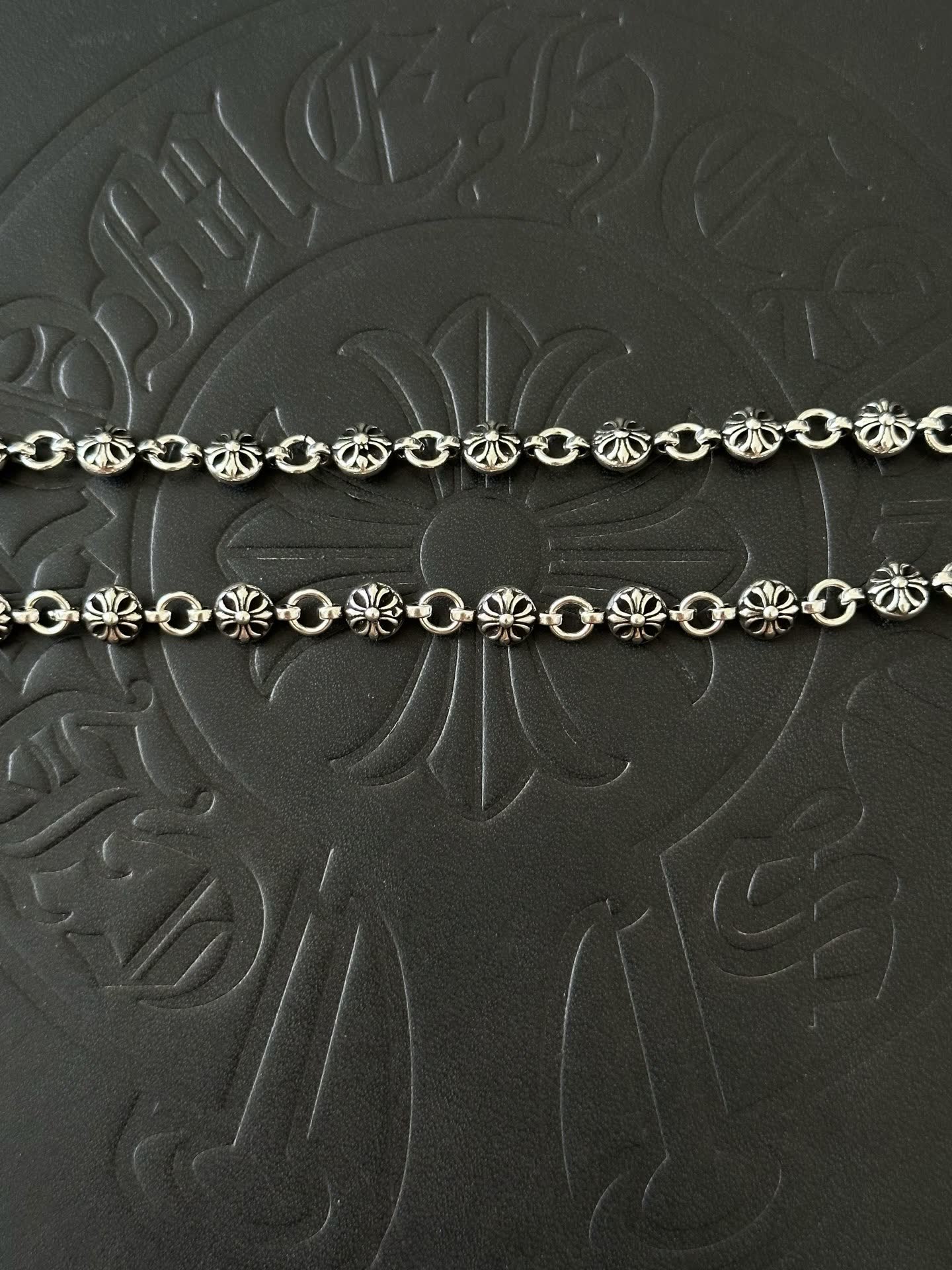 Chrome Hearts Silver Skeleton Lamp Pendant Necklace